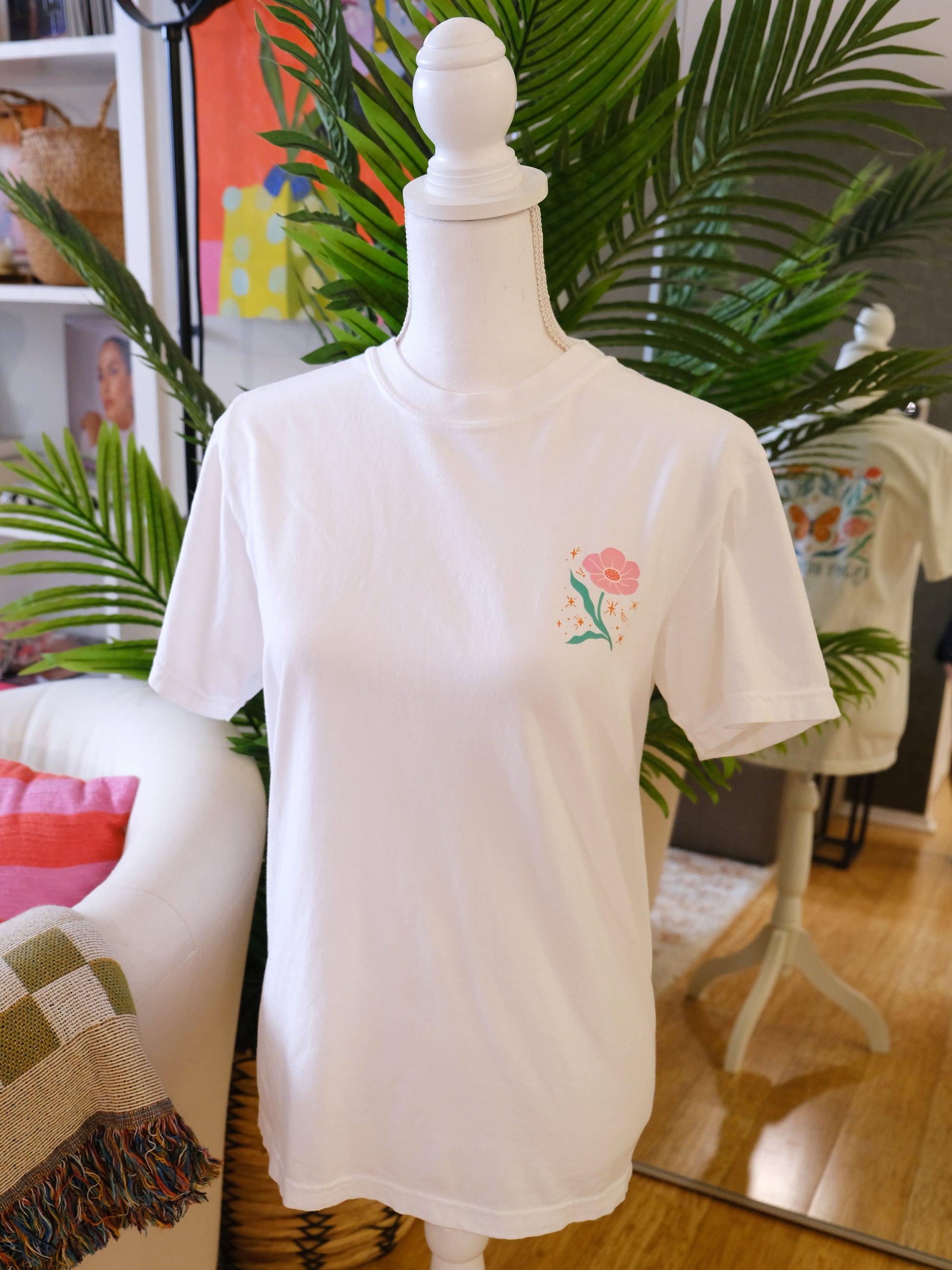 Enjoy Being in the Process of Becoming - White T-shirt