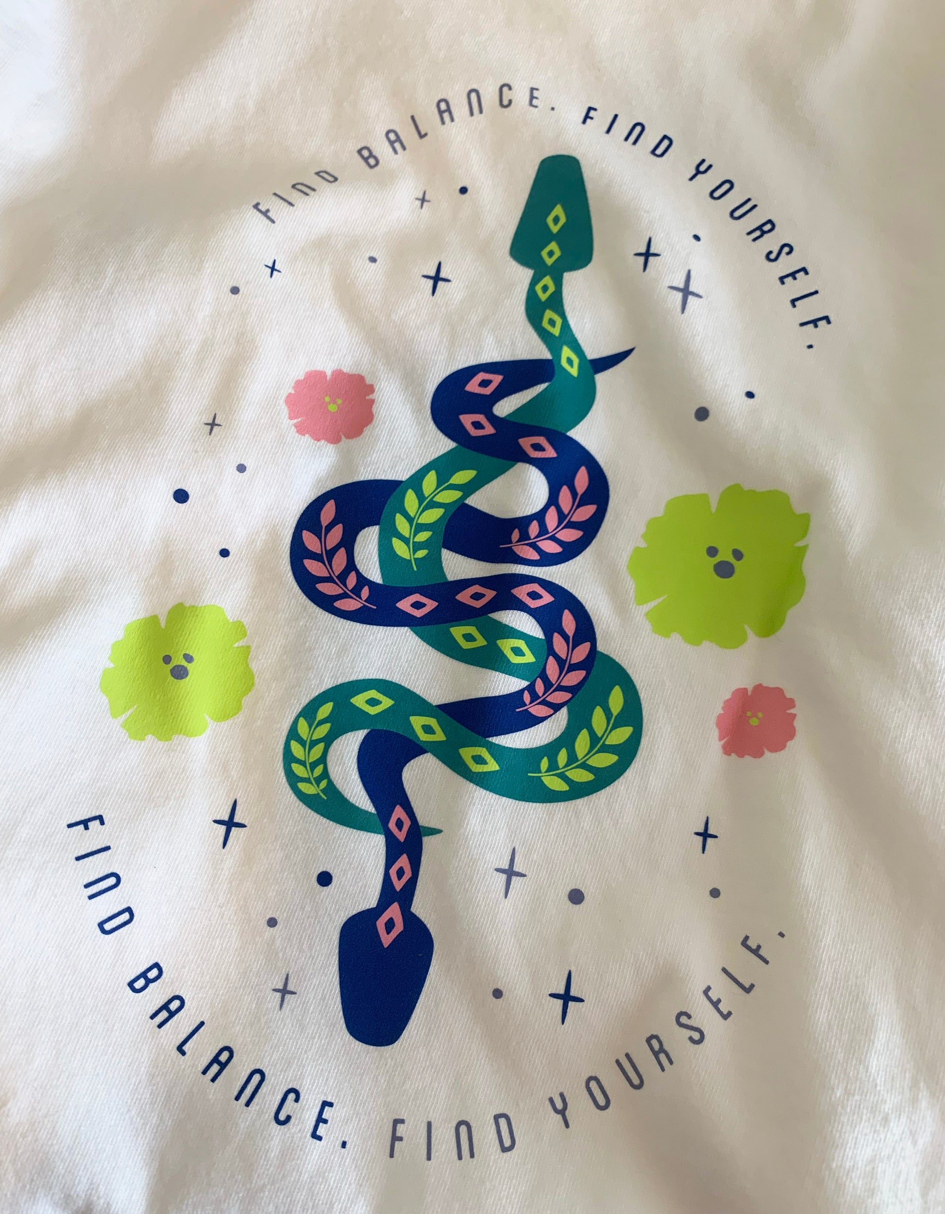 Find Balance, Find Yourself - White T-Shirt