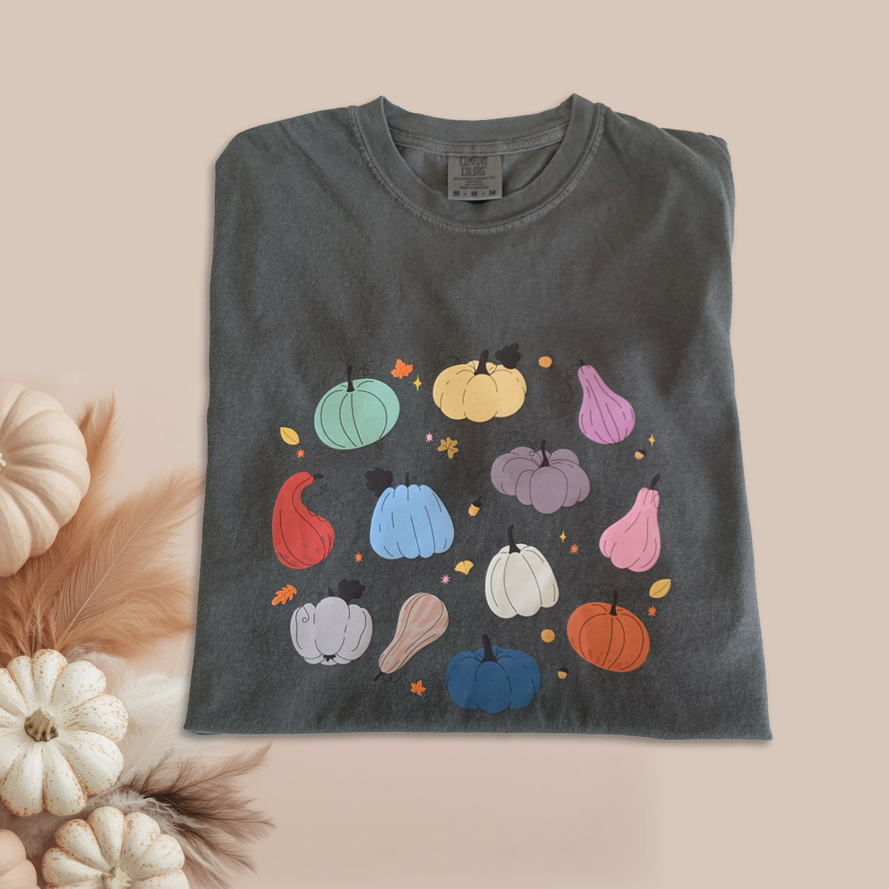 Eras Pumpkins - Gray T-shirt